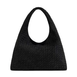JW PEI Faux Suede Woven hobo bag NWT